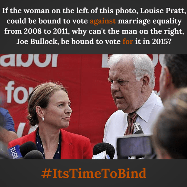 If the woman on the left could be bound