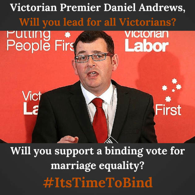 Victorian Premier Daniel Andrews, Will-2