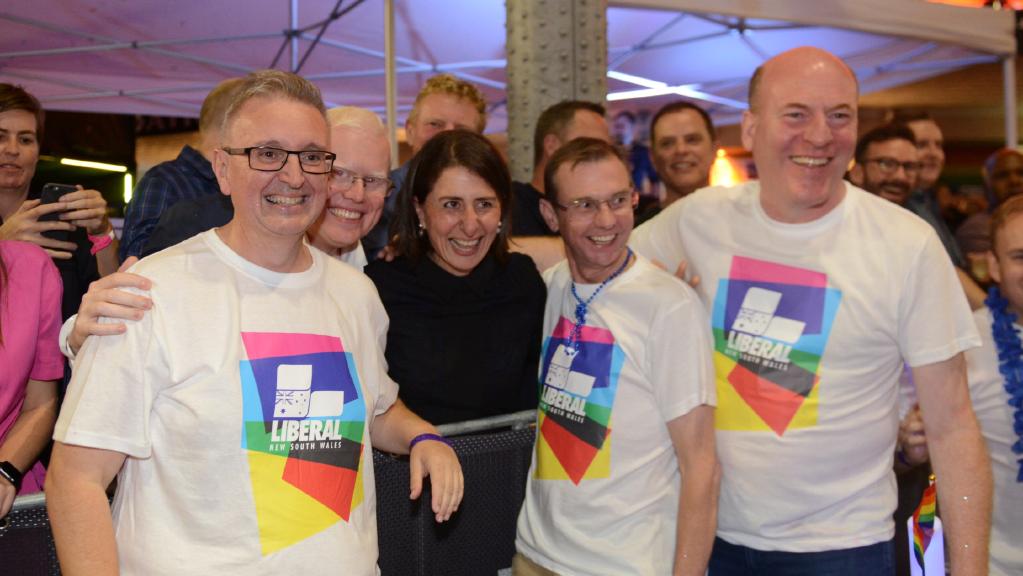 Gladys Berejiklian at Mardi Gras